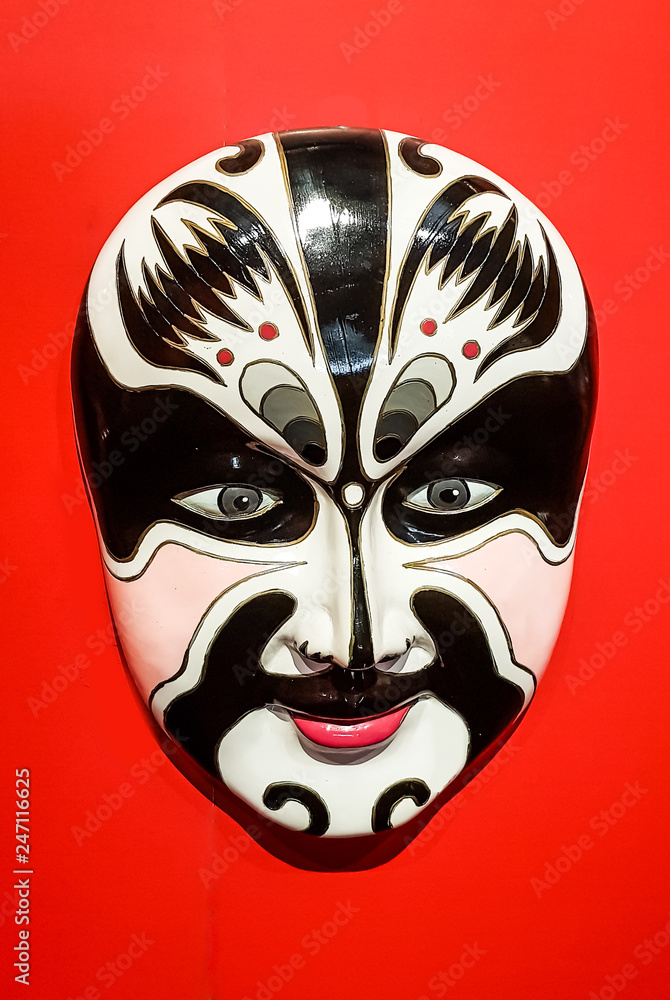 Chinese opera face Chinese opera face