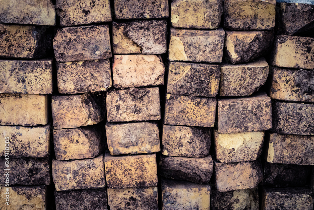 Stack of Old Dirty Bricks Stack of Old Dirty Bricks