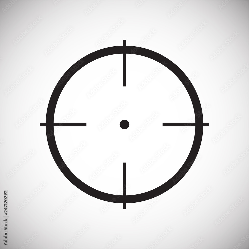 Target icon set on white background for graphic and web design, Modern simple vector sign. Internet concept. Trendy symbol for website design web button or mobile app Target icon set on white background for graphic and web design, Modern simple vector sign. Internet concept. Trendy symbol for website design web button or mobile app
