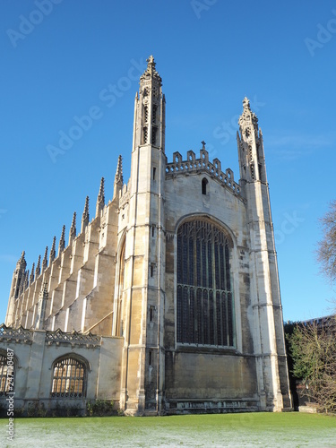 Cambridge, England. Views of the King's College Chapel of the University of Cambridge