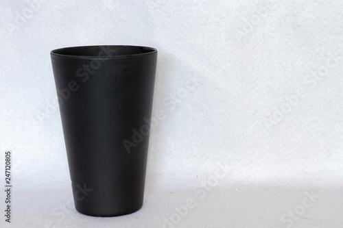 Black eco bamboo cup photo