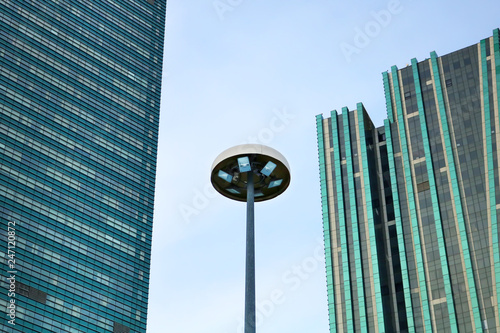 Glass buildings in Astana city