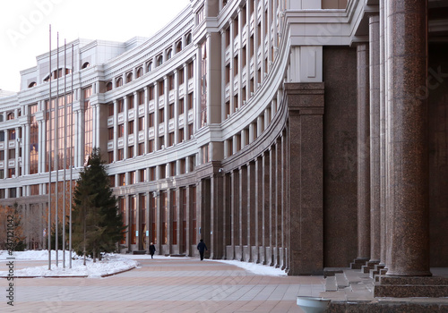 Glass buildings in Astana city