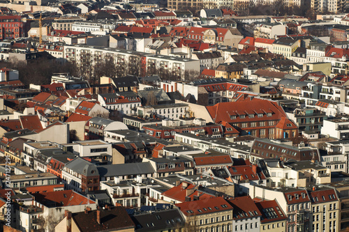 city pattern of buildings