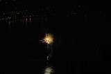Fireworks on the sea