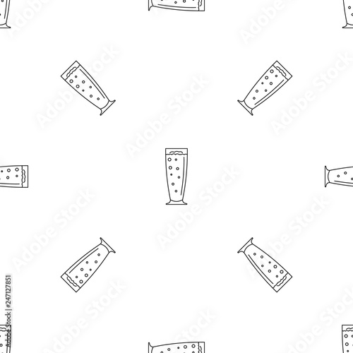 Cherry smoothie pattern seamless vector repeat geometric for any web design