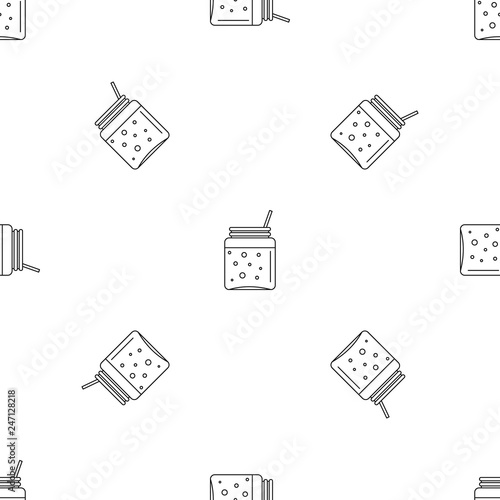 Blackberry smoothie pattern seamless vector repeat geometric for any web design