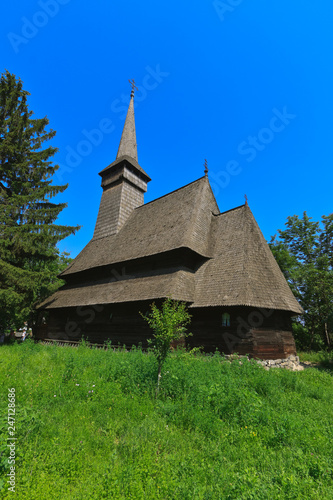 Romanian old wooden orthodox church