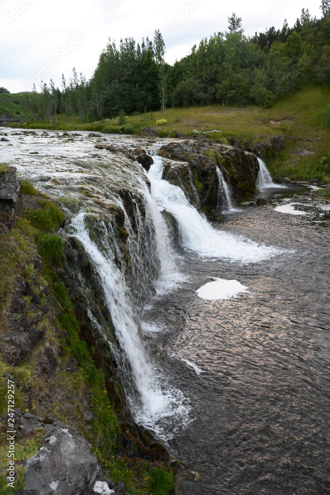 Wasserfall bei Hveragerdi, Island Wasserfall bei Hveragerdi, Island