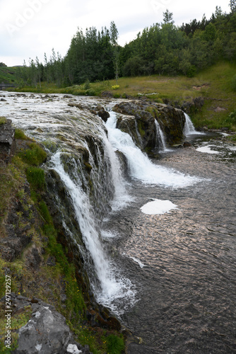 Wasserfall bei Hveragerdi, Island