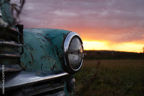 old rusty car