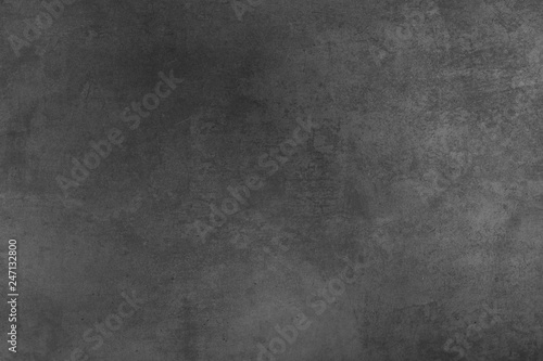 Dark grey black cement floor abstract background texture. Blank dark grey worn floor. Abstract background