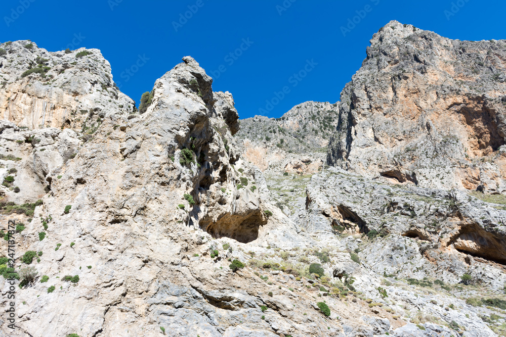 Kourtaliotiko gorge on Crete