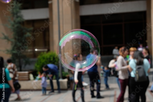 bubble, soap, bubbles, blowing, fun