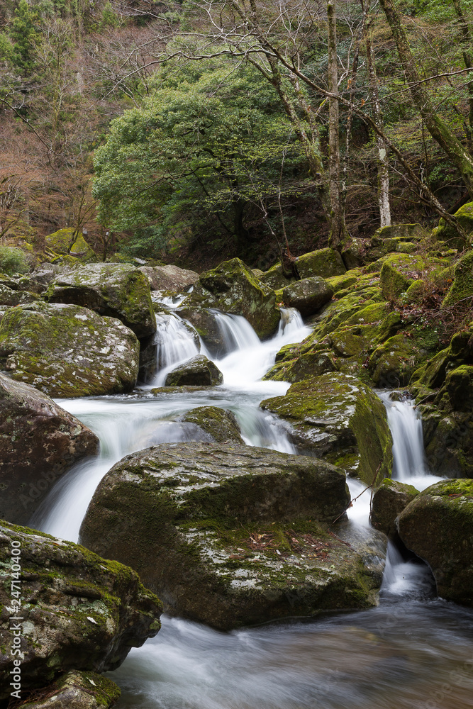 Cascades in Akame 48 Falls, Japan