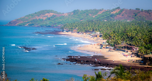 Anjuna Beach in North Goa photo