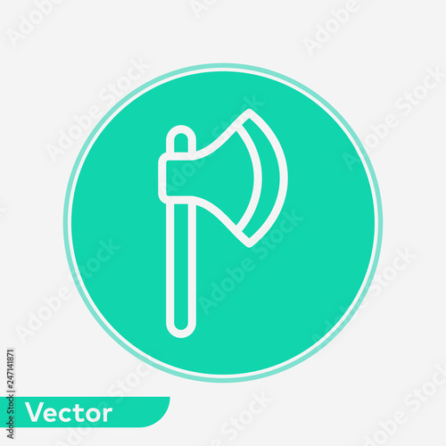 Axe vector icon sign symbol