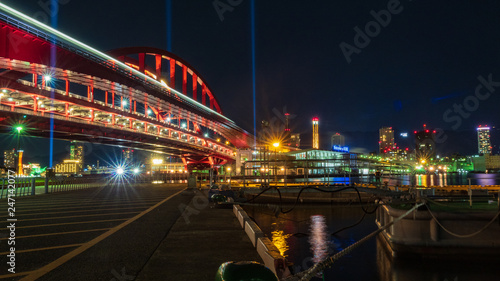 bridge at night　　神戸の夜景