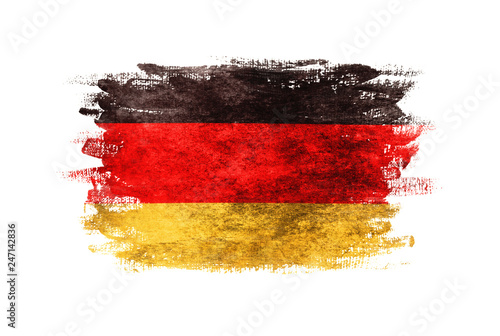 Fototapeta Flag of Germany with old texture.