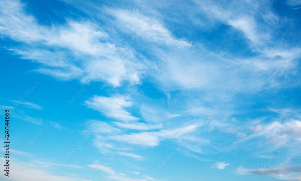 blue sky background with white clouds