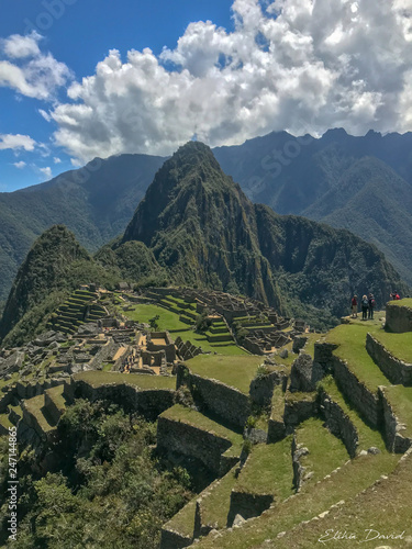 Archaeological  site Machu Picchu landscape