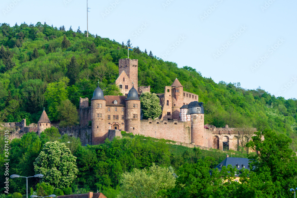Wertheim Castle near the town Wertheim in Baden-Wurttemberg Germany
