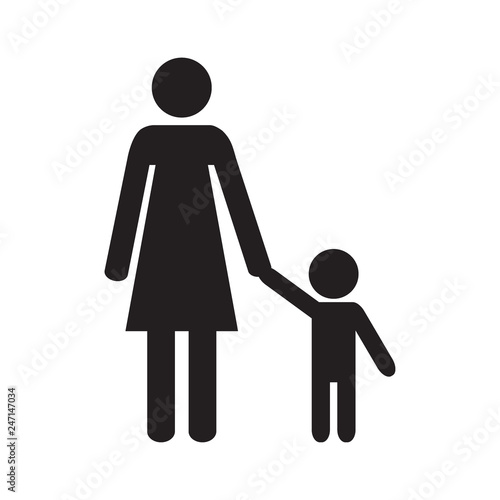 Mother and son.
