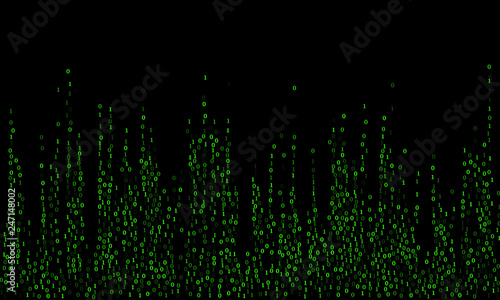 Binary code cyber monday sale background.