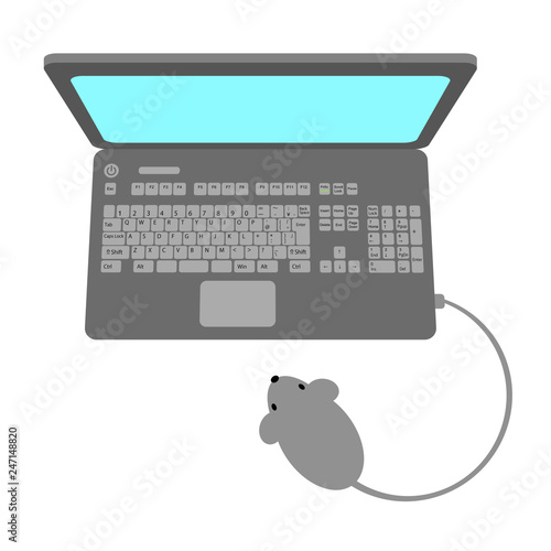ネズミ型のpcマウス Stock イラスト Adobe Stock ネズミ型のpcマウス Stock イラスト Adobe Stock