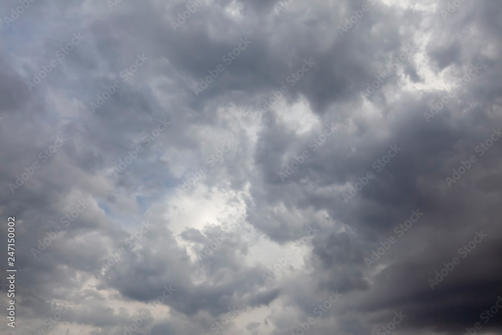 Stormy clouds and sky 0001