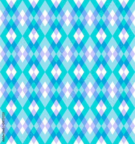Seamless pattern. Pattern of rhombuses. Colorful lozenges