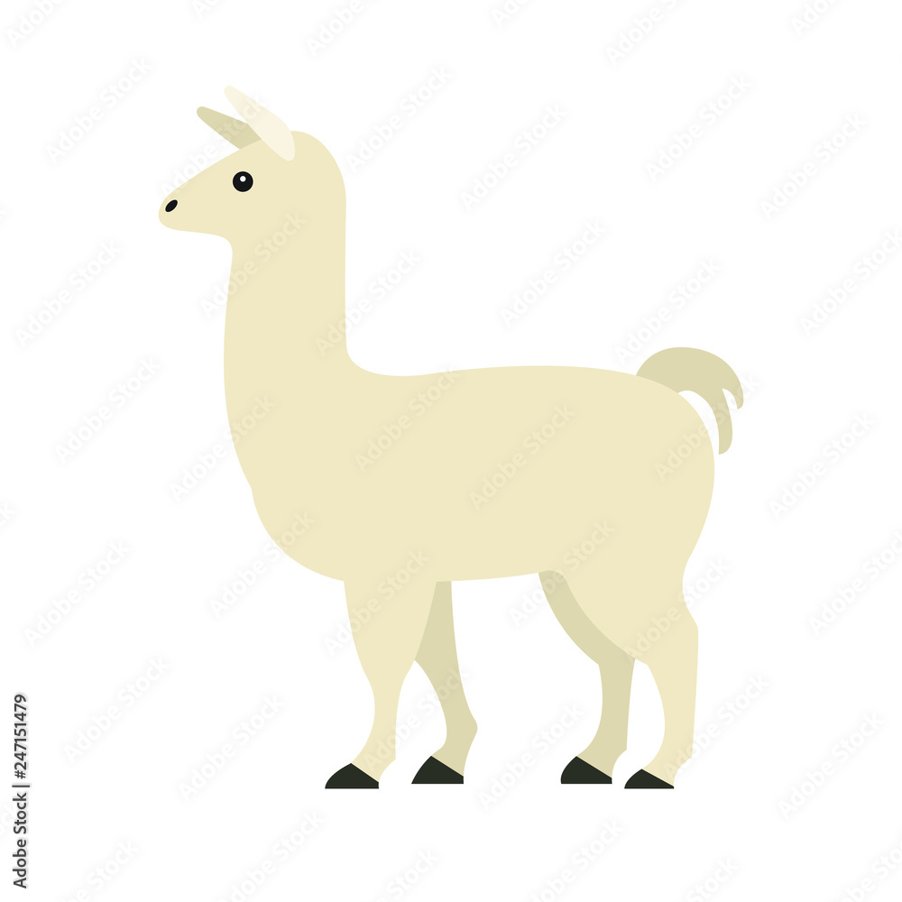 Llama emoji vector Llama emoji vector