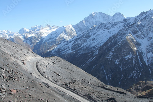 road in mountains