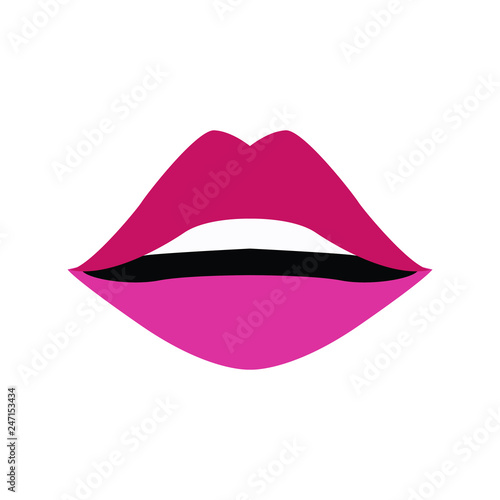 Lips mouth emoji