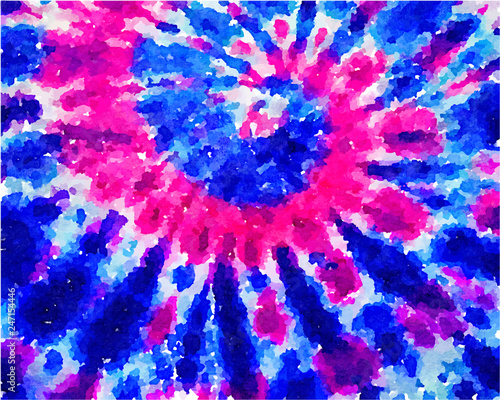 tie dye style watercolor vector abstract background