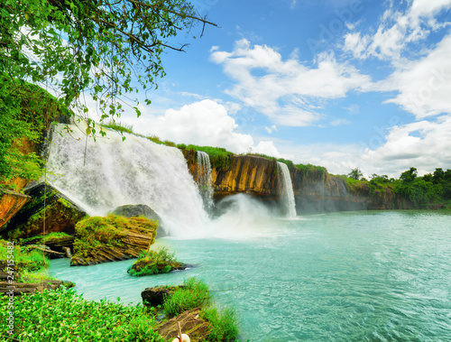The Dray Nur Waterfall in Dak Lak Province of Vietnam