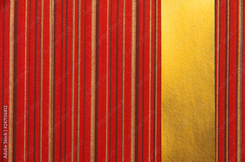 Red background with gold ribbon Red background with gold ribbon