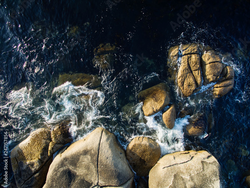 Granite boulders photo