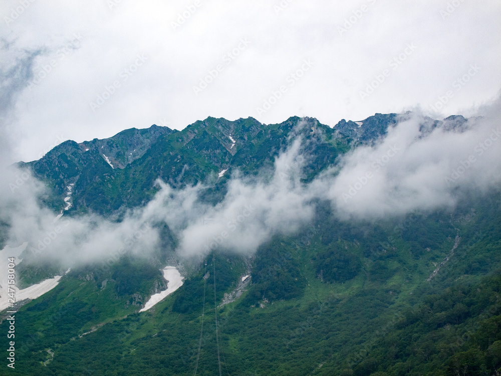 夏の立山黒部アルペンルート　日本