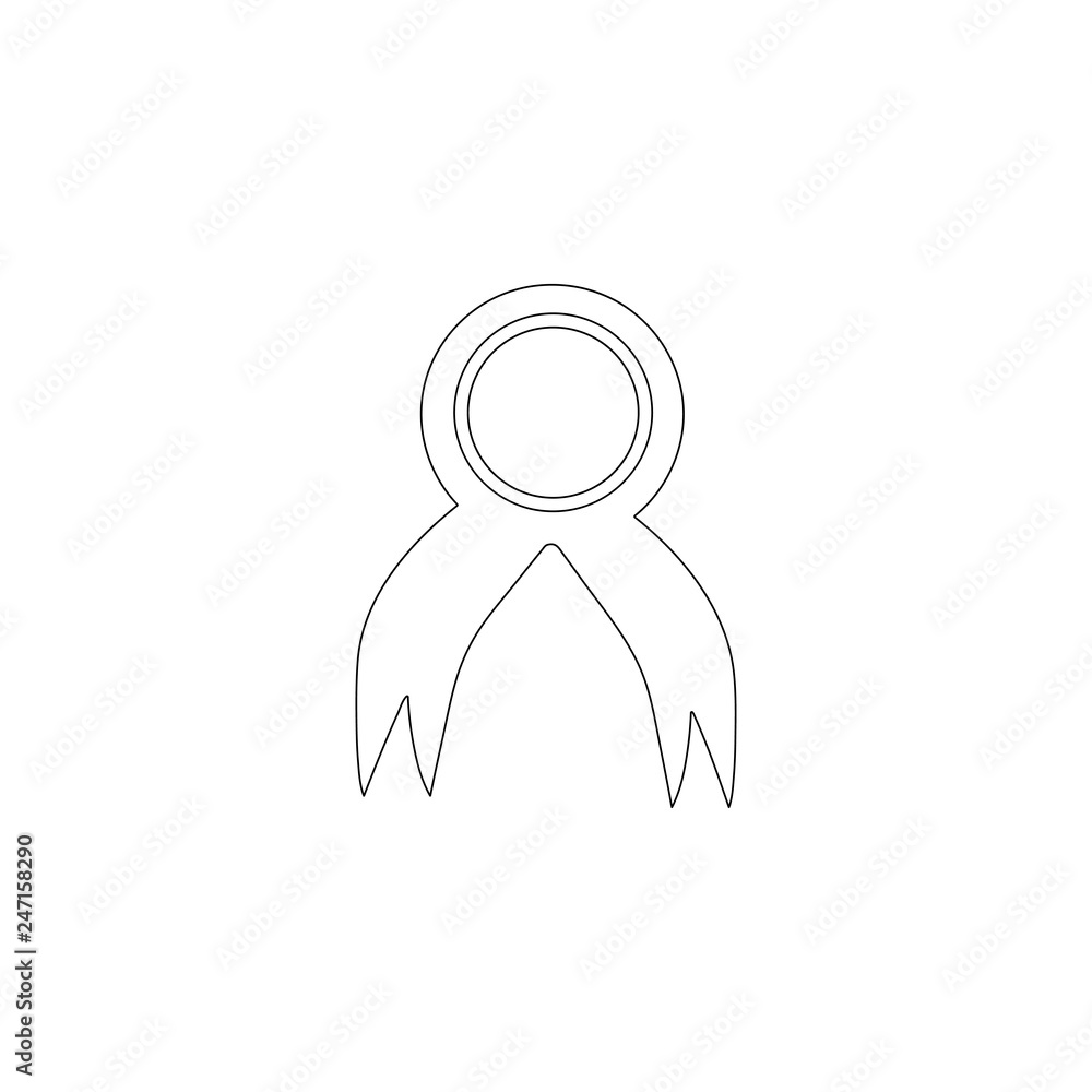 Obraz premium wax seal, signet or stamp. flat vector icon