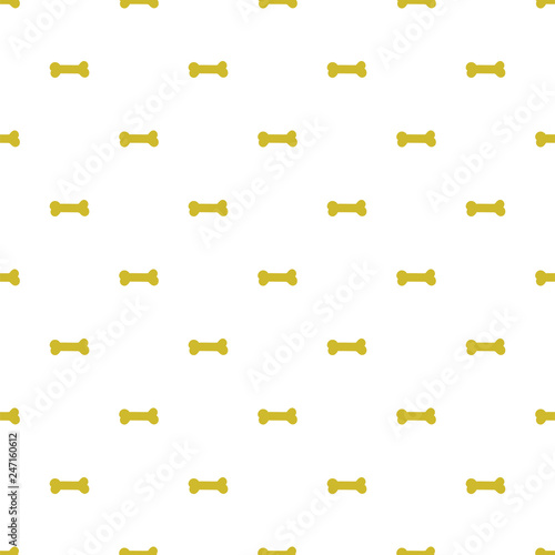 Vector seamless pattern with bones for dogs