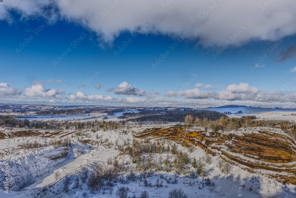 Eifel Landschaft Winter Landscape