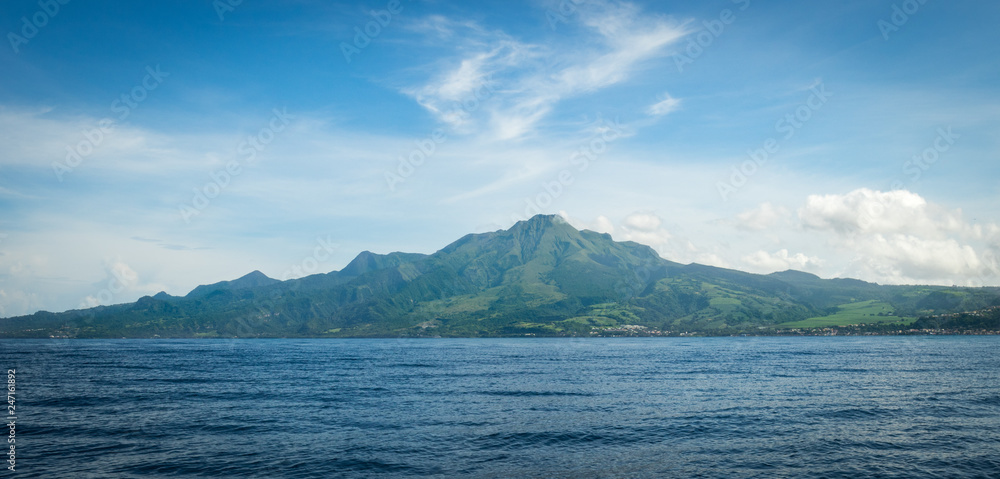 Volcano Mount Pelée on Martinique Volcano Mount Pelée on Martinique