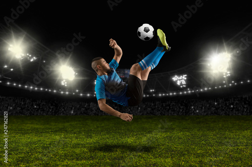Football player in action © Andrey Burmakin