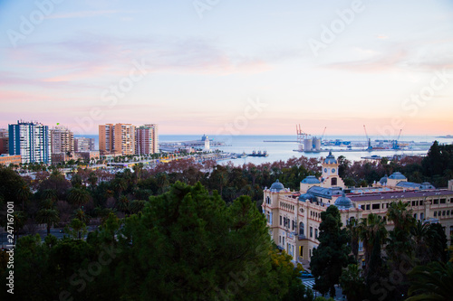 Malaga view from Alcazaba