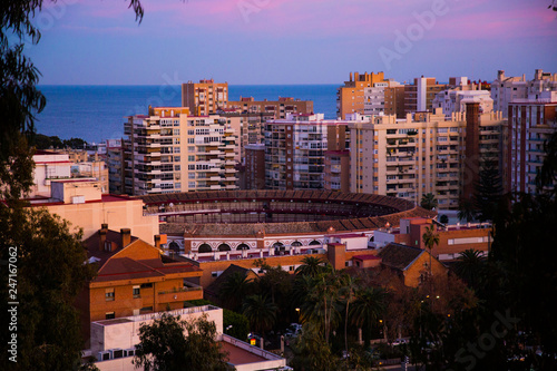 Malaga view from Alcazaba