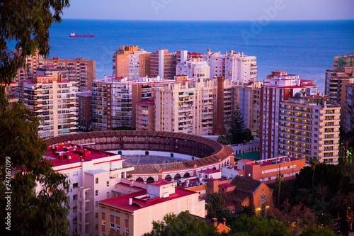 Malaga view from Alcazaba