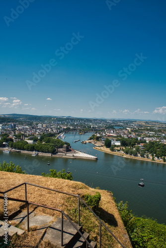 Wallpaper Mural Blick auf Koblenz und den Rhein rheinland Pflaz Deutschland Torontodigital.ca