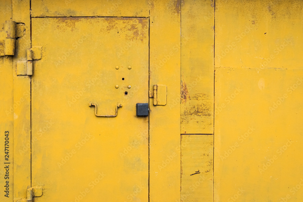 Gates  of  old  garage