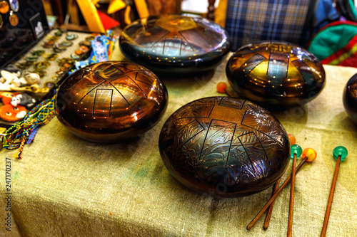 Ethnic music instrument tankdrum photo